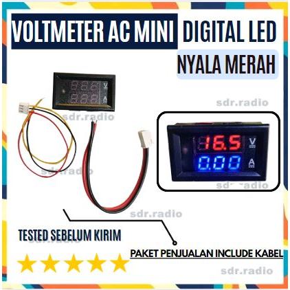 VOLTMETER AC MINI DIGITAL