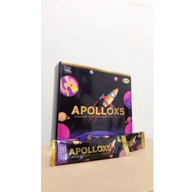 Promo ECERAN APOLLO 5 SACHET APOLLO-12, cordy- G extract Kemasan Baru ApolloX5