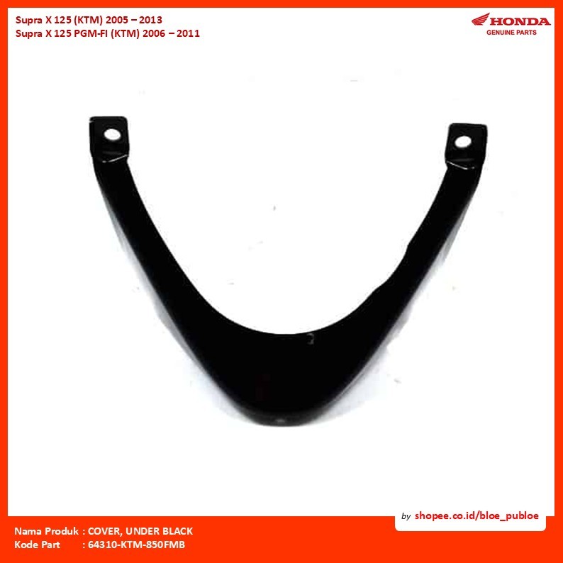 COVER, UNDER BLACK/64310KTM850FMB