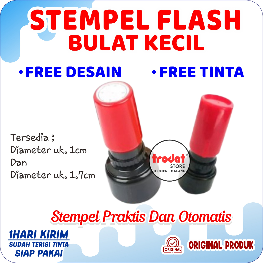 STEMPEL BULAT KECIL/ STEMPEL OK/ STEMPEL BULAT/ STEMPEL WARNA/ STEMPEL MURAH