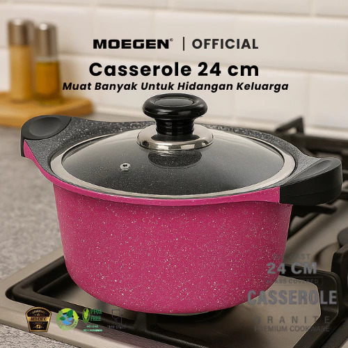 Moegen Germany Casserole / Moegen Stock Pot 24cm Granite Series