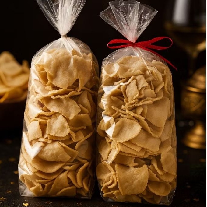 KERUPUK KRUPUK COKLAT BAWANG OVEN NON KOLESTEROL ENAK GURIH RENYAH SEHAT