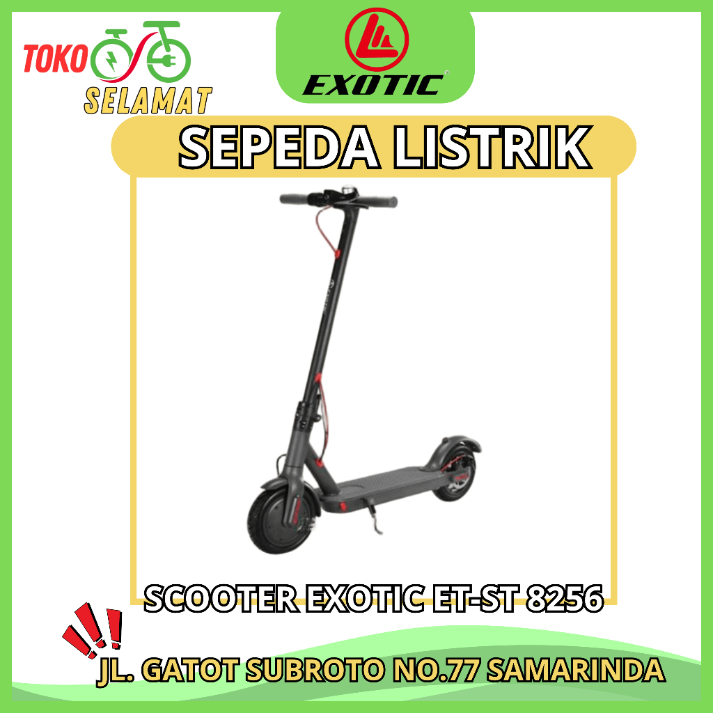 [LUAR SAMARINDA] SCOOTER ELECTRIC EXOTIC ET-ST8256
