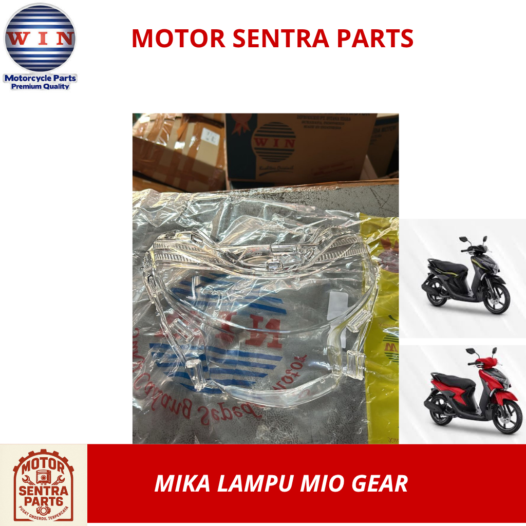 Mika Kaca Lampu Depan Yamaha mio Gear 125 WIN