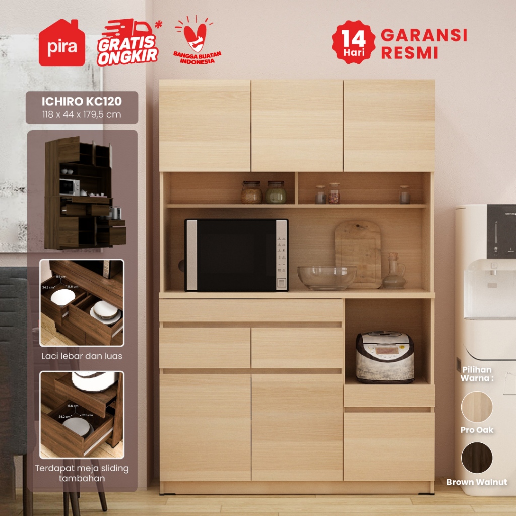Pira -  Ichiro KC120 Rak Dapur / Lemari Dapur