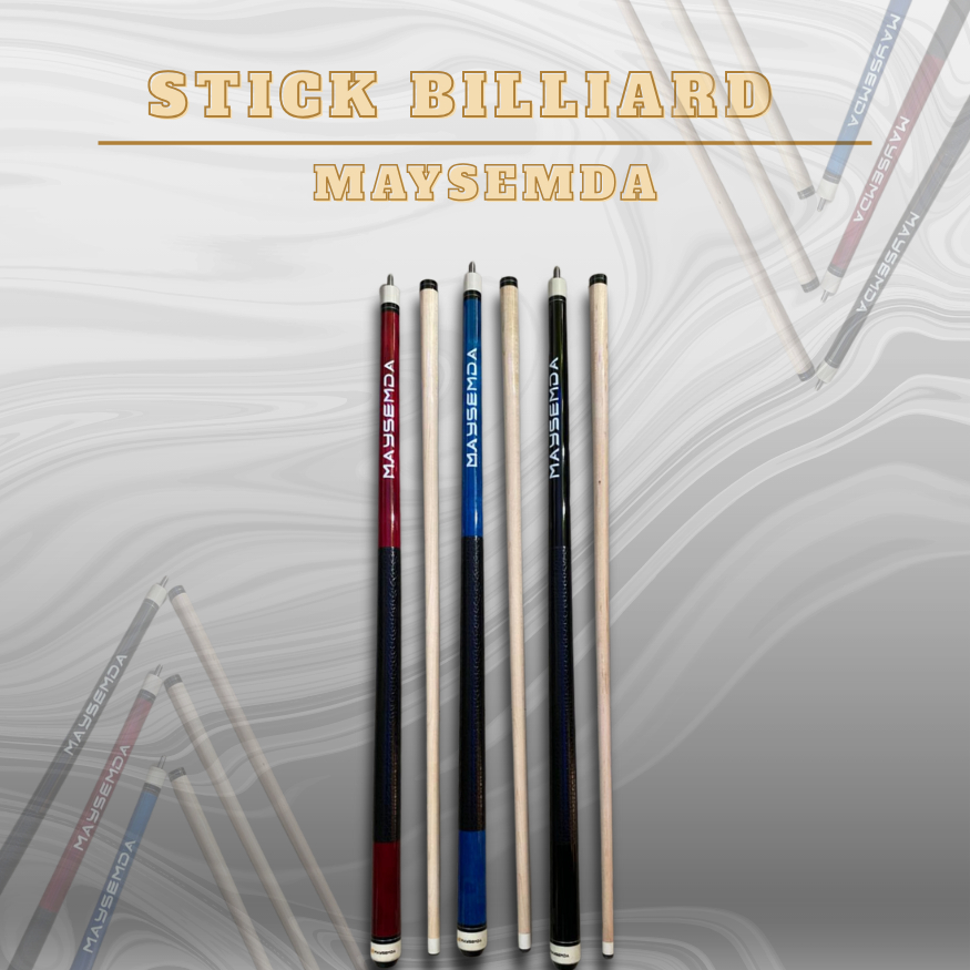 STICK PLAY BILLIARD MAYSEMDA (LEADSUPER) UKURAN 13MM STICK PLAY BOLA BESAR