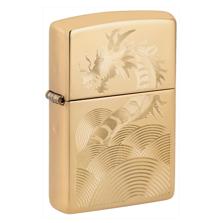 Zippo Original 46822 Golden Dragon (High Polish Brass)