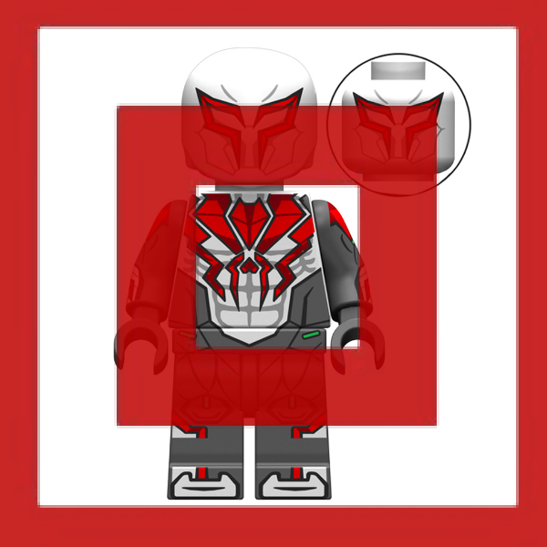 Marvel Spiderman Spider Man 2099 Blue Suit Action Figure Mini Action Figure Mini