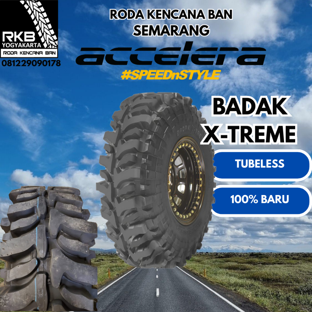 PROMO Ban Mobil Accelera Badak Extreme 31x10.5 R15 - Ban Mobil 4x4 WD Offroad