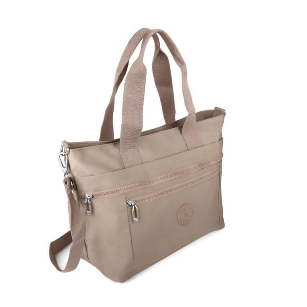 TAS SELEMPANG WANITA PIOMA HEYIN TAS JINJING NYLON WATERPROOF LAPISAN FURING