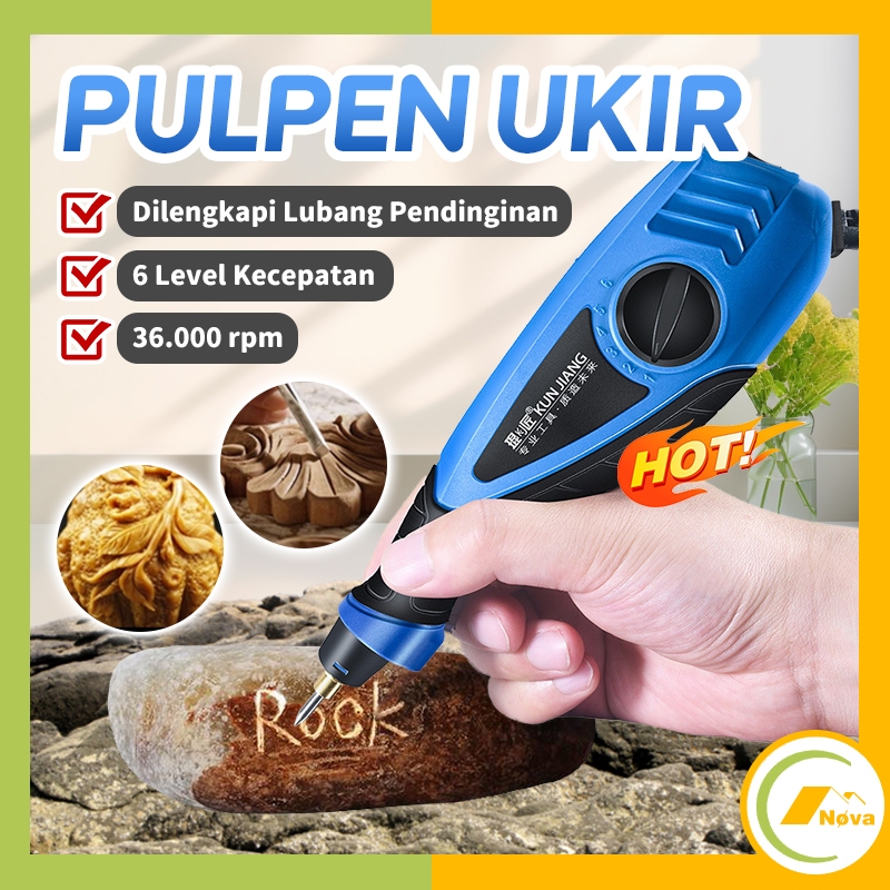 ✨COD✨Alat Gravir Ukir Elektrik Alat Grafir Nama Listrik Giok Batu Kaca Besi Alat Ukir Pen Pena Ukir 