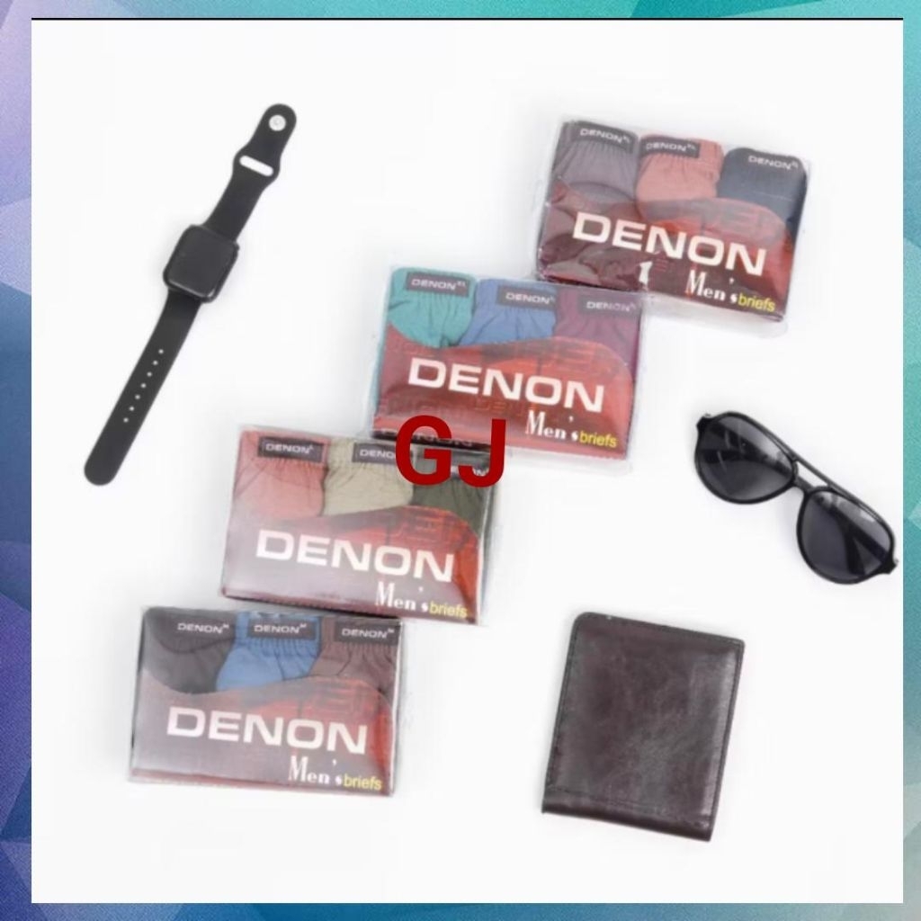 CD PRIA (1 BOX ISI 3) Celana Dalam SEGITIGA DENON JUMBO BARCELA - Cd Dewasa pria Denon