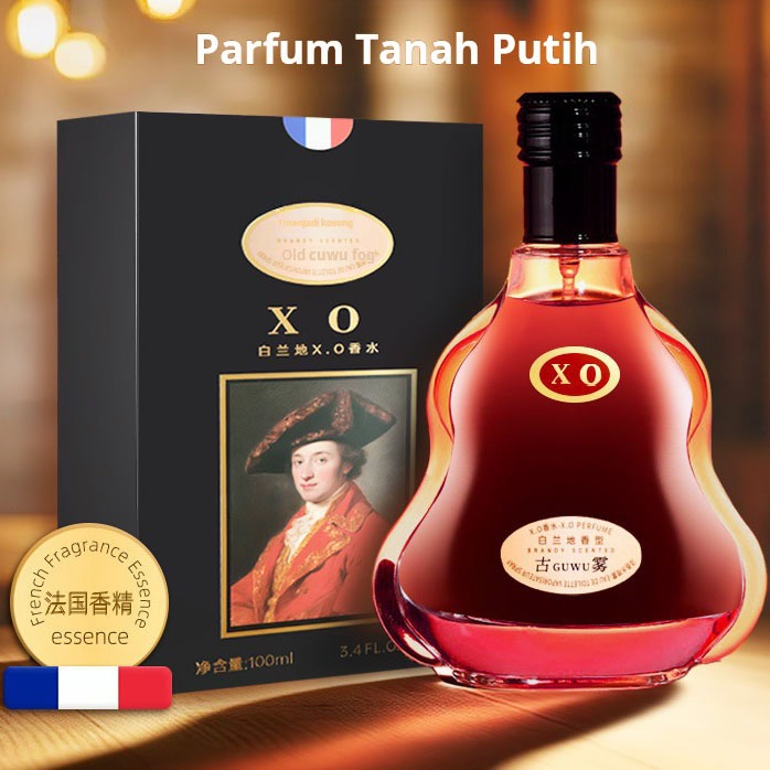 Parfum Pria Wangi Tahan Lama - Aroma Premium Eksklusif Cognac Brandy Prancis, Botol Asli & Wangi Tah