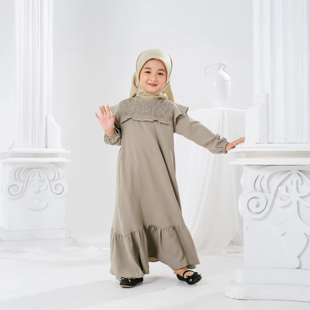 Zoya BUGENVIL Dress Girl - Gamis Muslimah Anak perempuan