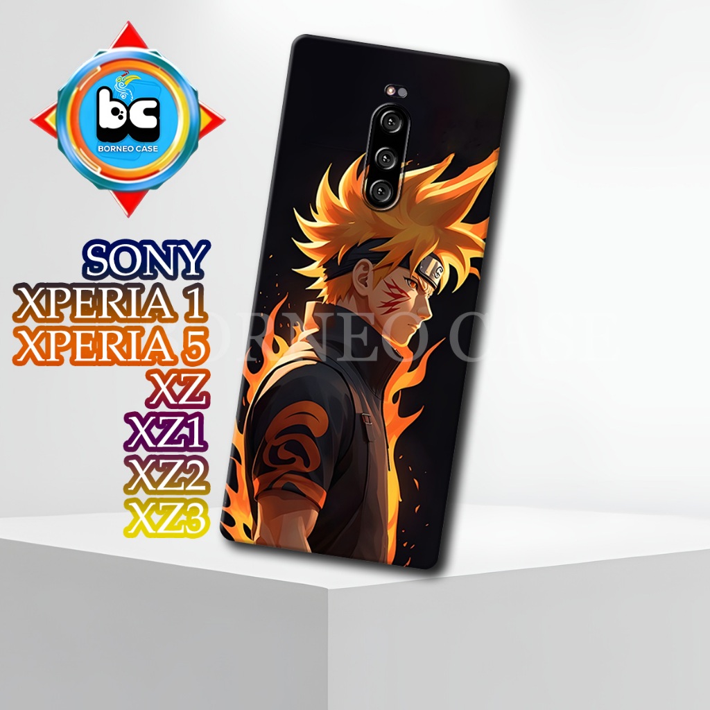 BC14/Casing HP Sony xperia 1/ Xperia 5/ XZ/ XZ1/ XZ2/ XZ3 Terbaru- Motif Naruto | Desain Stylish dan