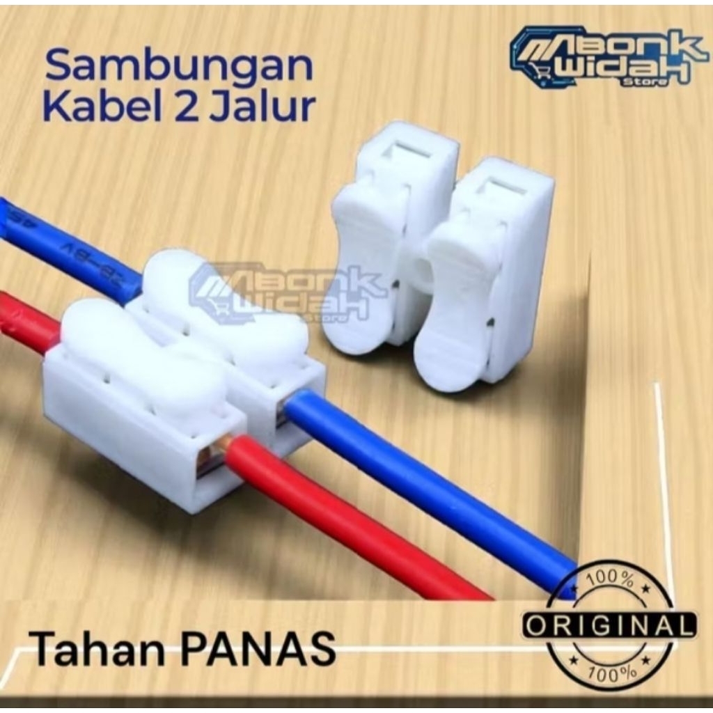Sambungan Kabel Listrik 2 Pin PREMIUM