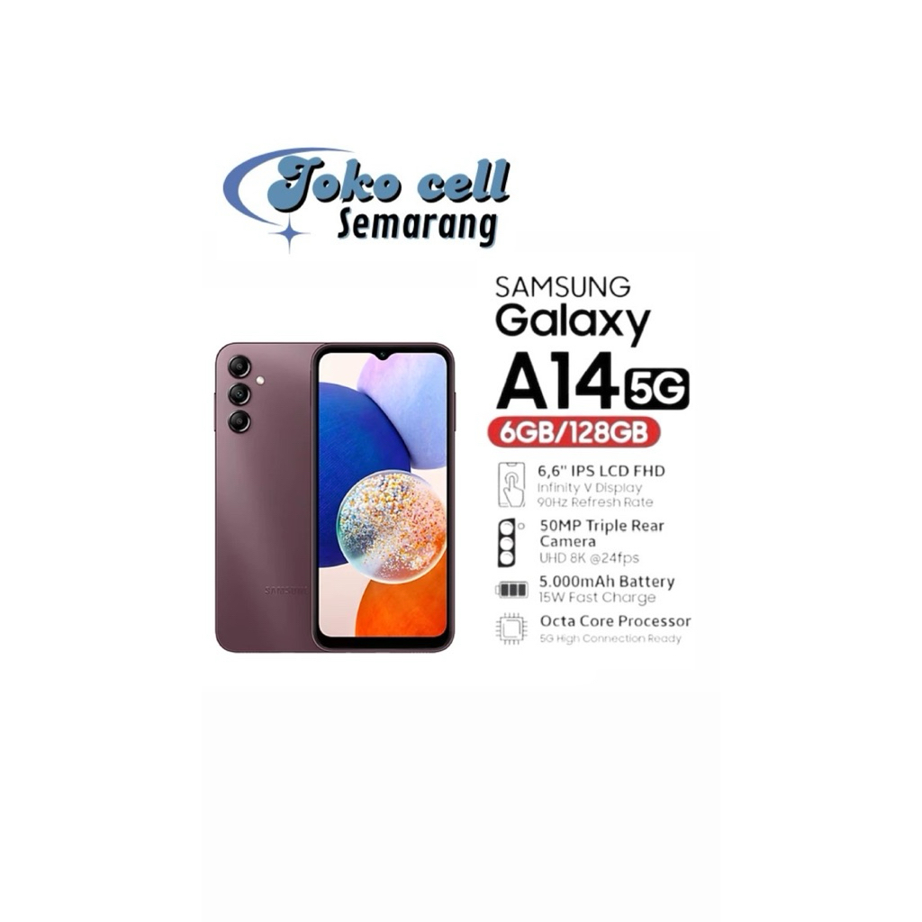 SAMSUNG GALAXY A14 5g 6/128 (handphone second)