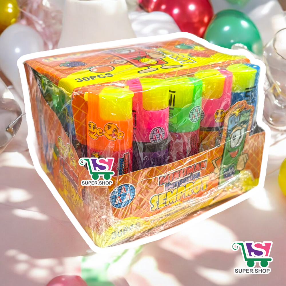 Permen Semprot Spray Korek Mncis Aneka Rasa (Isi 30pcs)