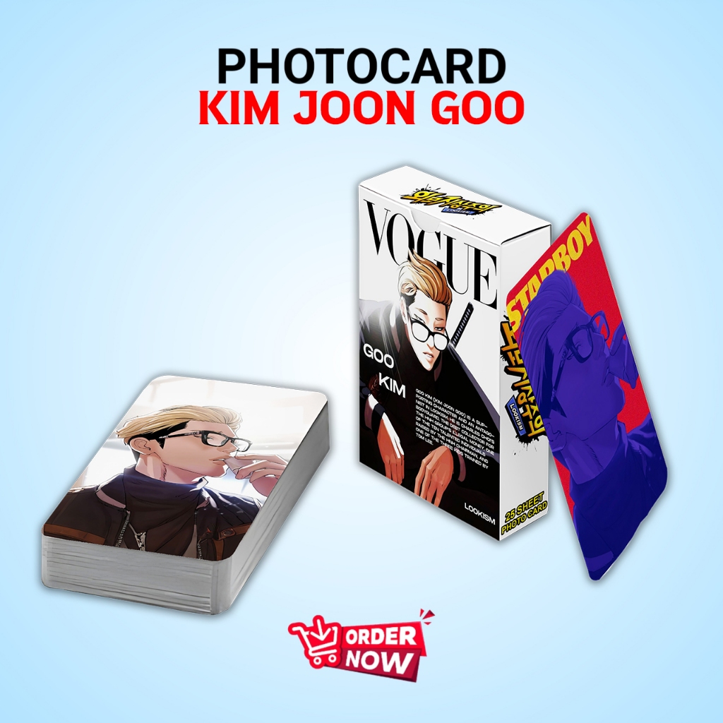 PHOTOCARD SET KIM JOON GOO MANHWA LOOKISM PREMIUM 1 PACK LIMITED EDITION