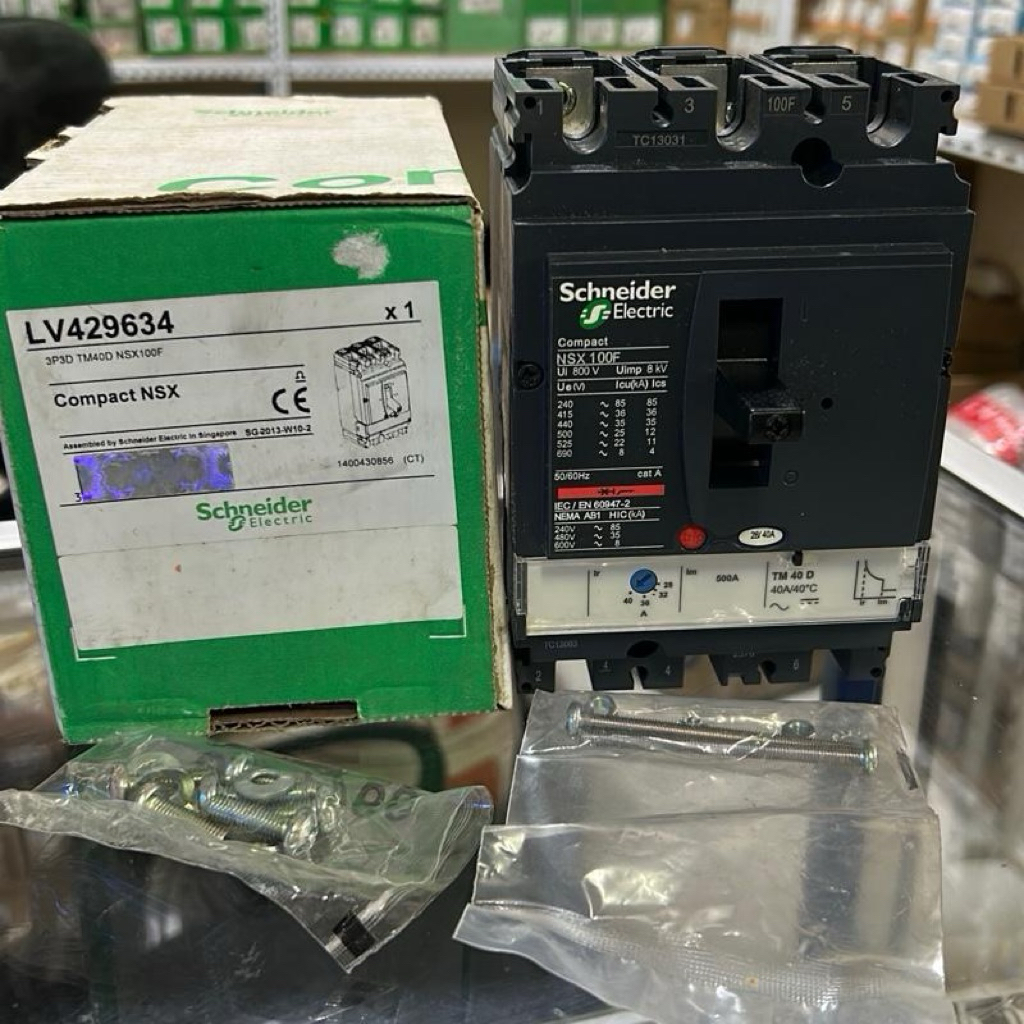 MCCB SCHNEIDER NSX100F 3P 40A NSX 100F LV429634