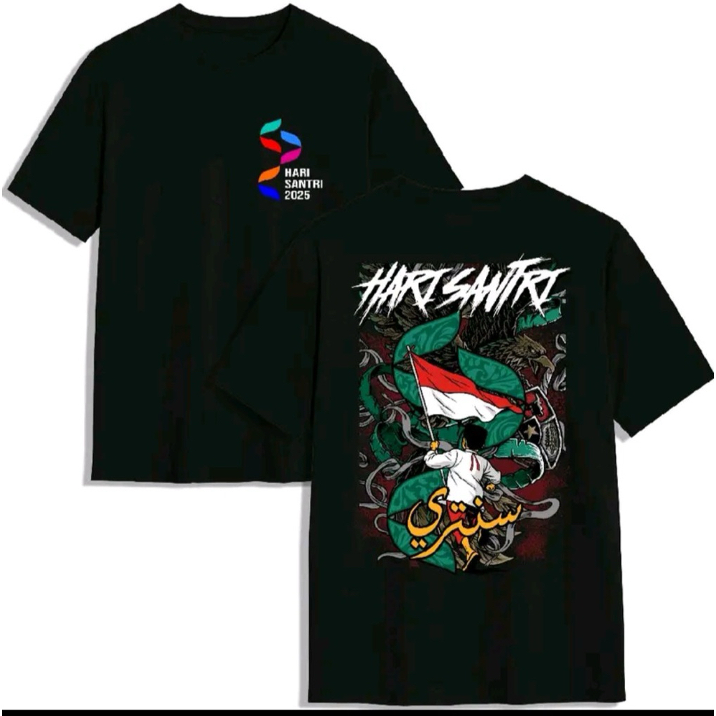 KAOS-TSHIRT HARI SANTRI DTF HIJAU