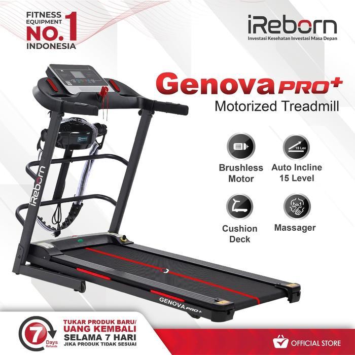 Alat Fitness Treadmill Elektrik Genova Multifungsi