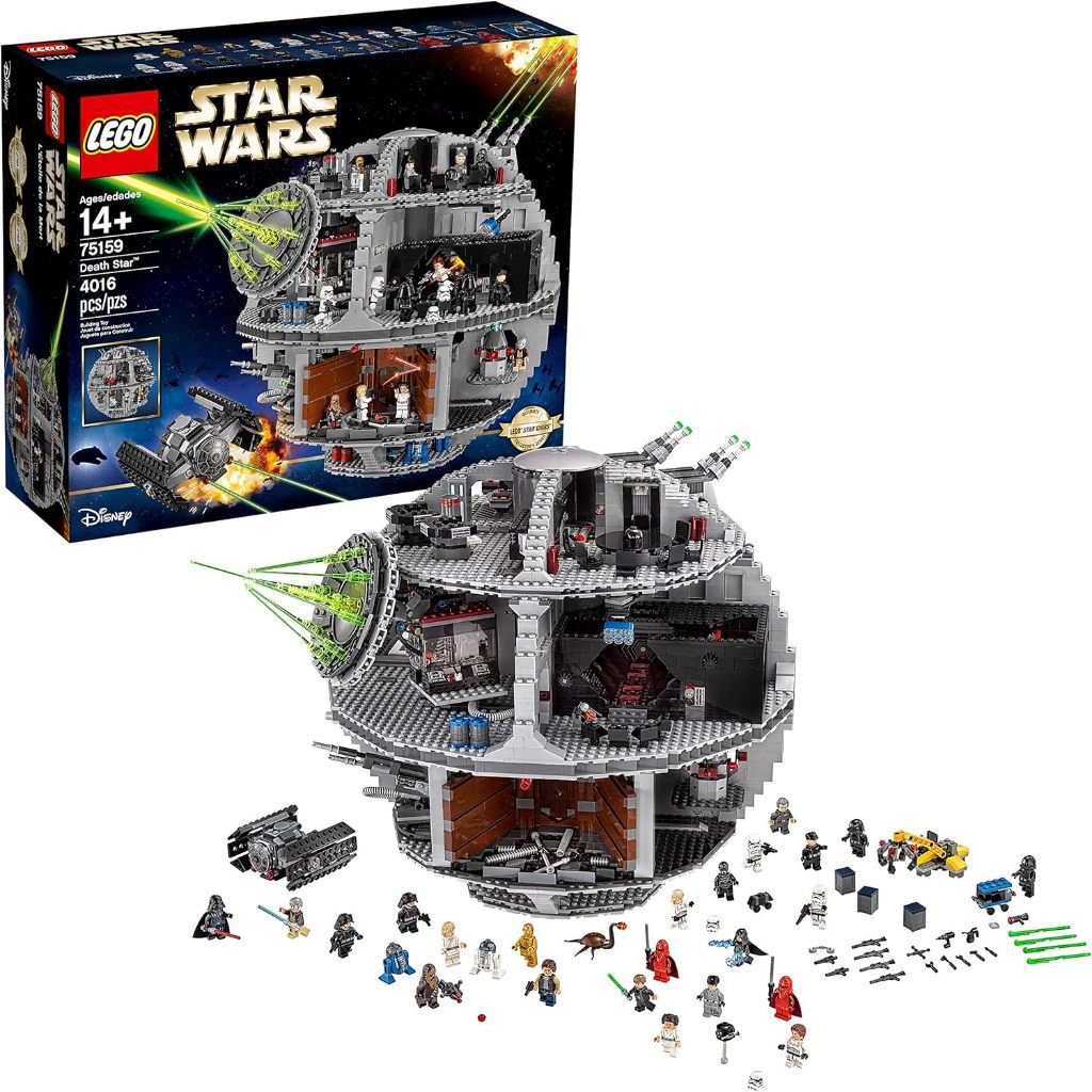 LEGO Star Wars Death Star 75159 Space Station Building Kit with Star Wars Minifigures for Kids