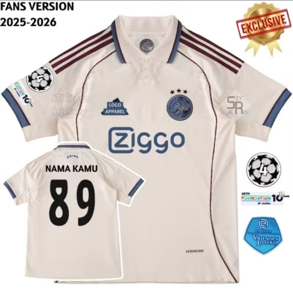 Jersey Ajax Third Terbaru 2025 2026 go thailand