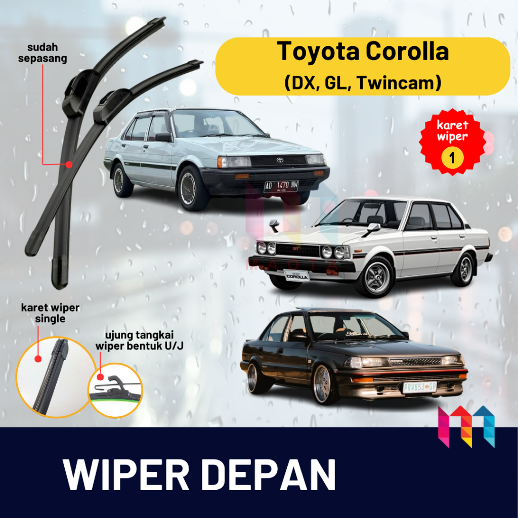 WIPER COROLLA DX COROLLA GL COROLLA TWINCAM