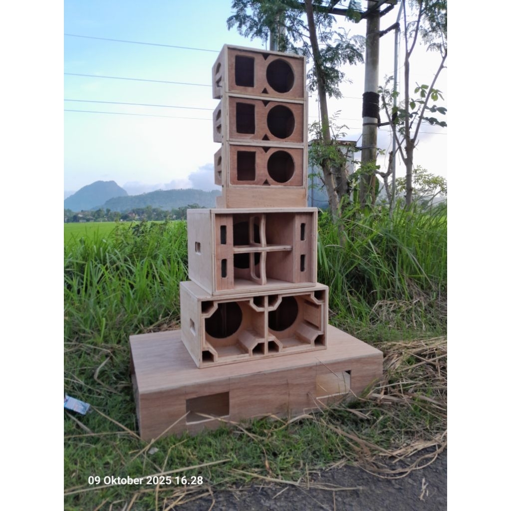 paket miniaturan sub wofer 8 inch lowpak 8 inch midle 4 inch