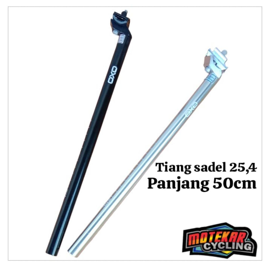 Seatpost tiang sadel 25,4 panjang 50cm