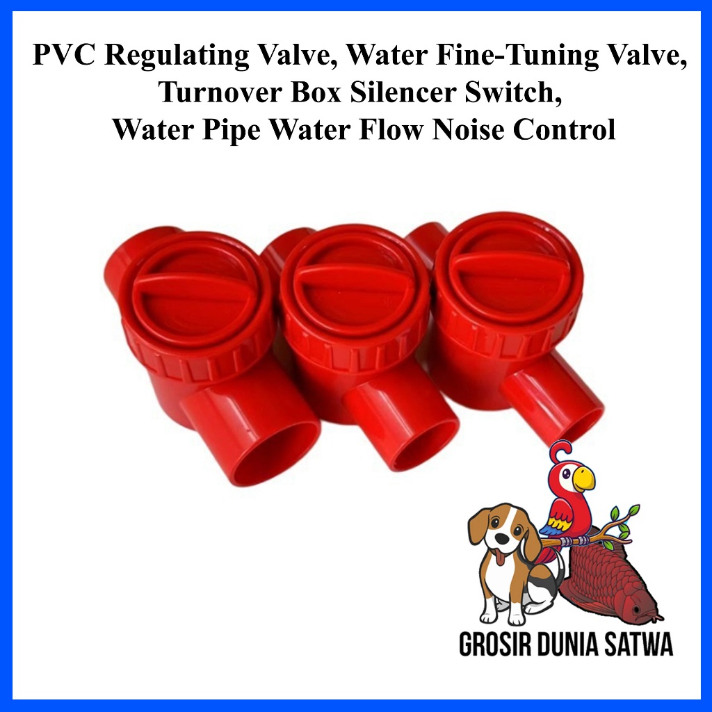 PVC Water Fine-Tuning Valve Gate Valve Pipe Aquarium