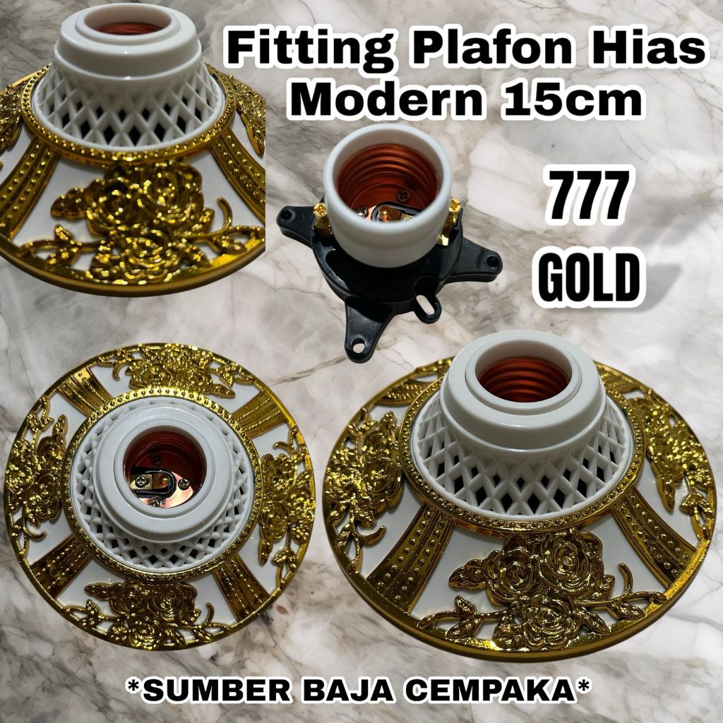 FITTING LAMPU PLAFON HIAS MODERN KINGWON TEMPAT LAMPU PLAFON FITTING HIAS