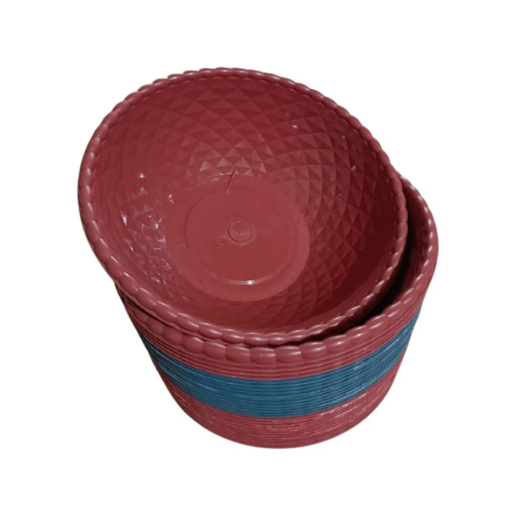 (50 pcs) Baskom Berlian - Baskom Hajatan - Bak Berkatan Plastik