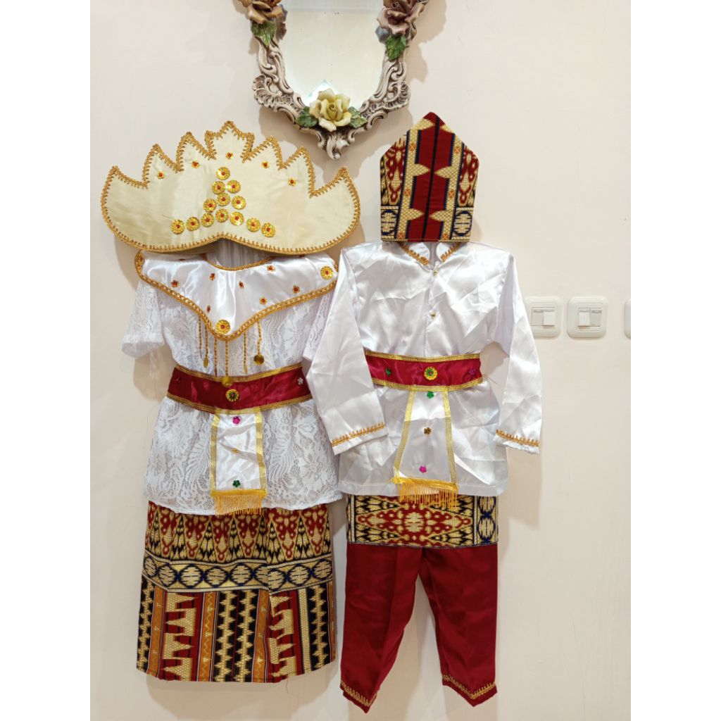 Baju Adat Lampung Premium Anak Paud TK SD Laki Perempuan Cewek Cowok