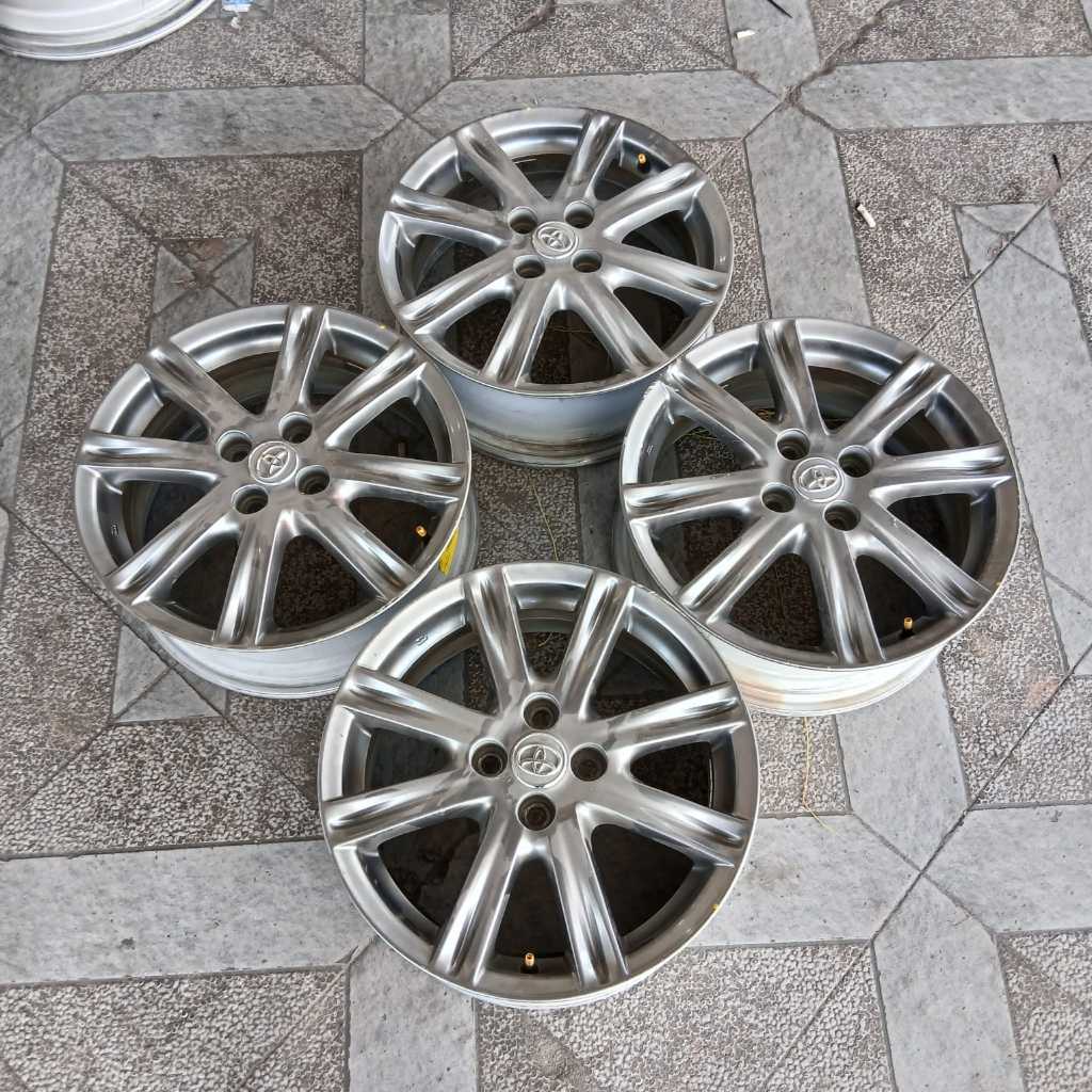 Pelek Mobil Yaris Original Ring 16 Grey 4x100