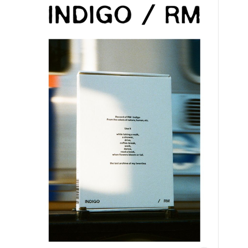ALBUM RM BTS 'INDIGO' | BOOK EDITION+POSTCARD EDITION | ALBUM RM BTS 'INDIGO SET'
