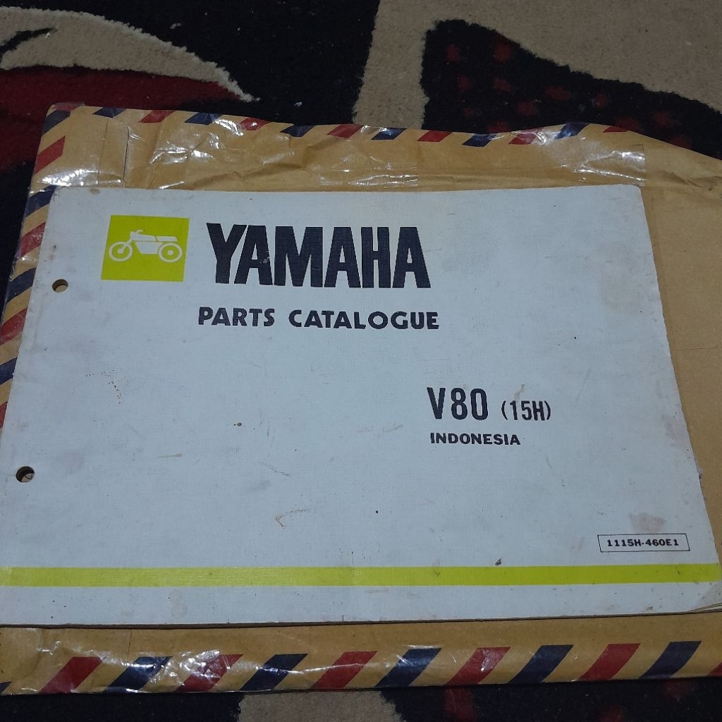 Buku part catalog yamaha v80 original
