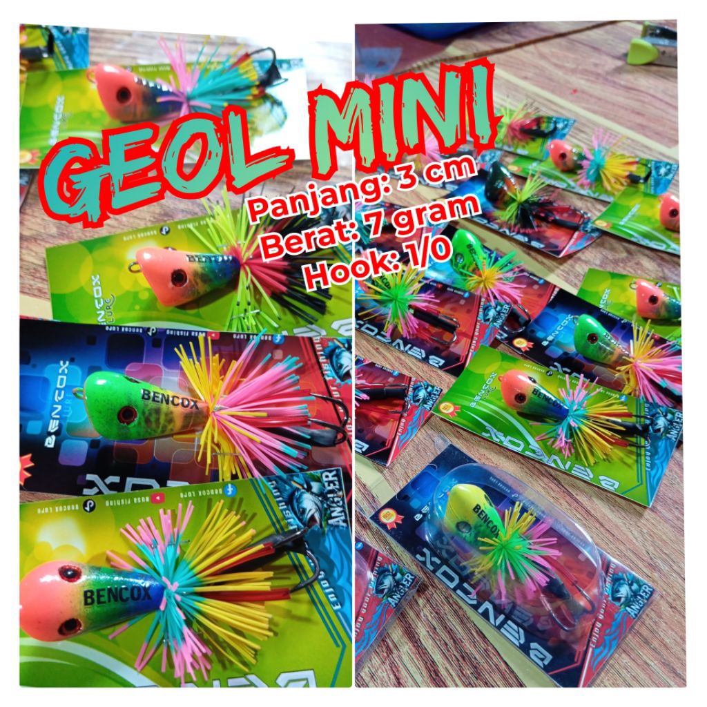 GEOL MINI BENCOX 2,8 CM DOUBLE HOOK 1/0 KENZI