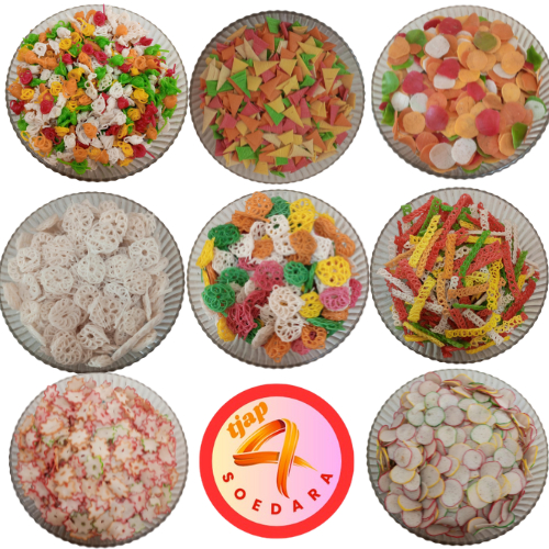 KERUPUK SEBLAK MENTAH / ANEKA KERUPUK / ANEKA KERIPIK BAWANG | 500GRAM | 1KG