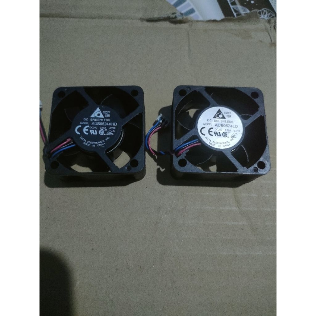 kipas fan high speed delta 5x5cm tebal 2cm DC 24v normal siap pakai