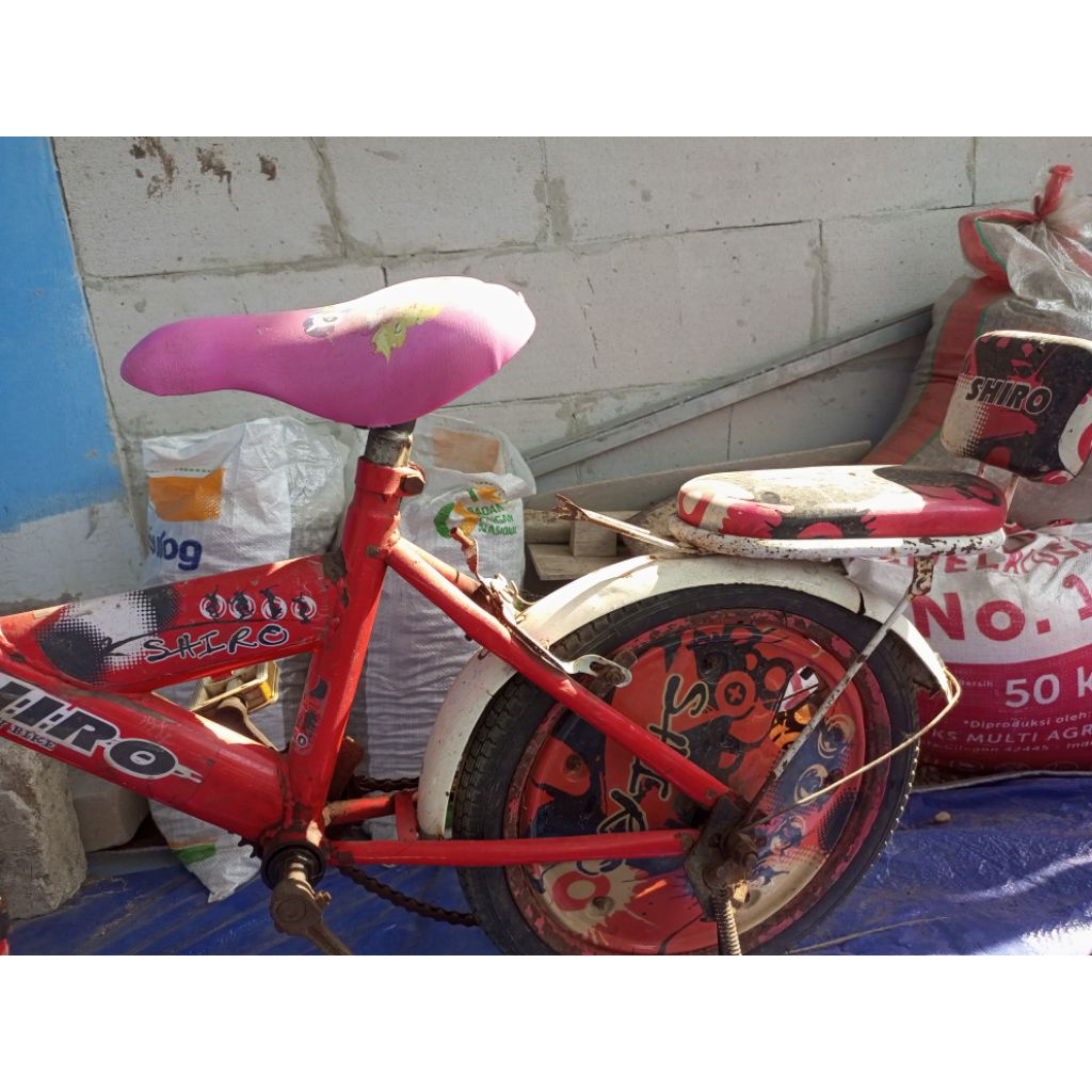 Sepeda anak ukuran 16 second, sepeda bekas