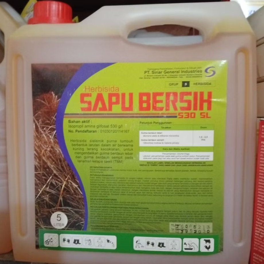 herbisida racun rumput sapu bersih 5 liter