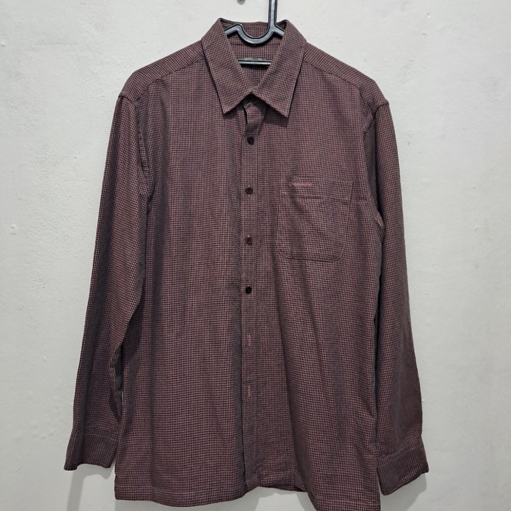 Kemeja pria flanel Crocodile