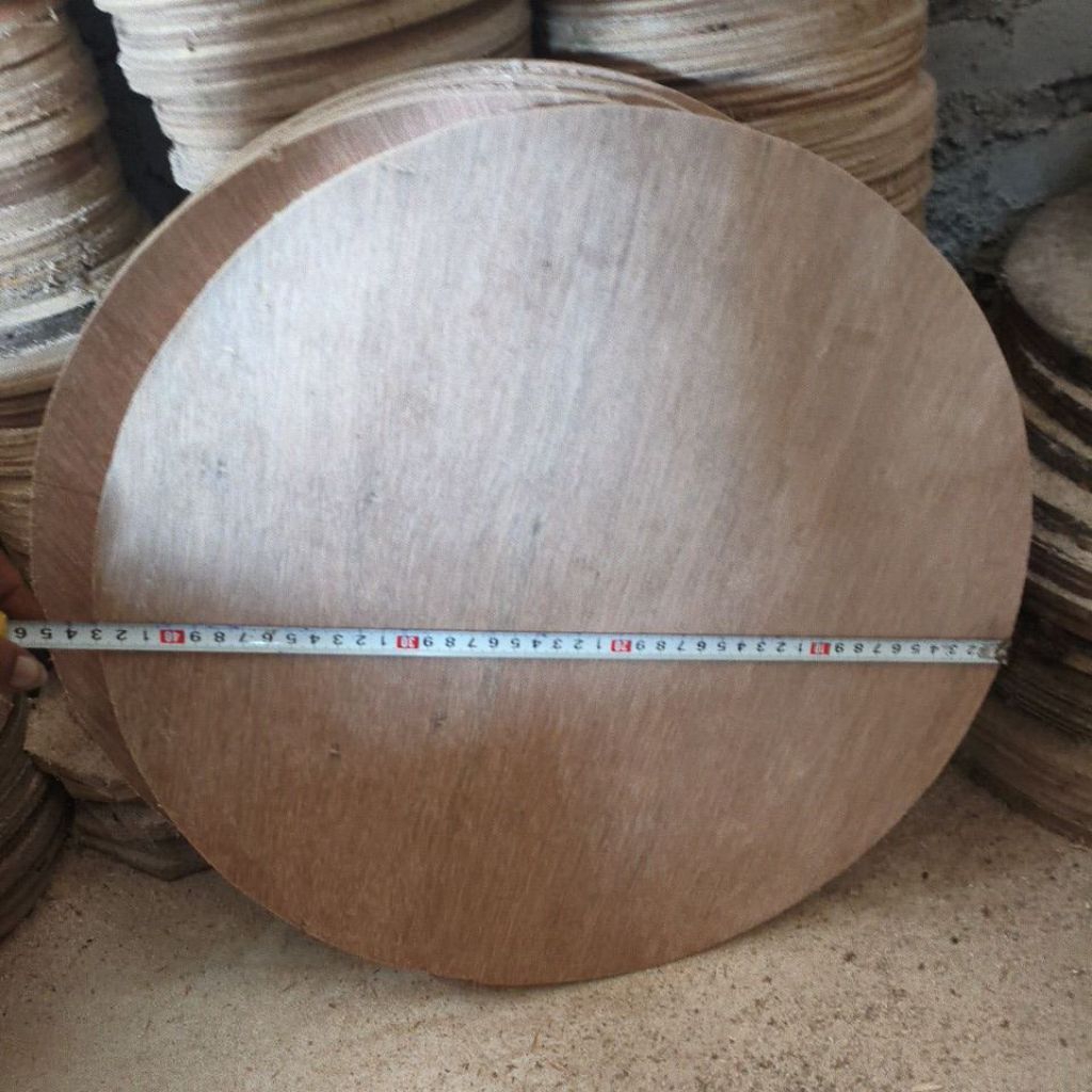 papan triplek bulat diameter 43cm tebal 18mm