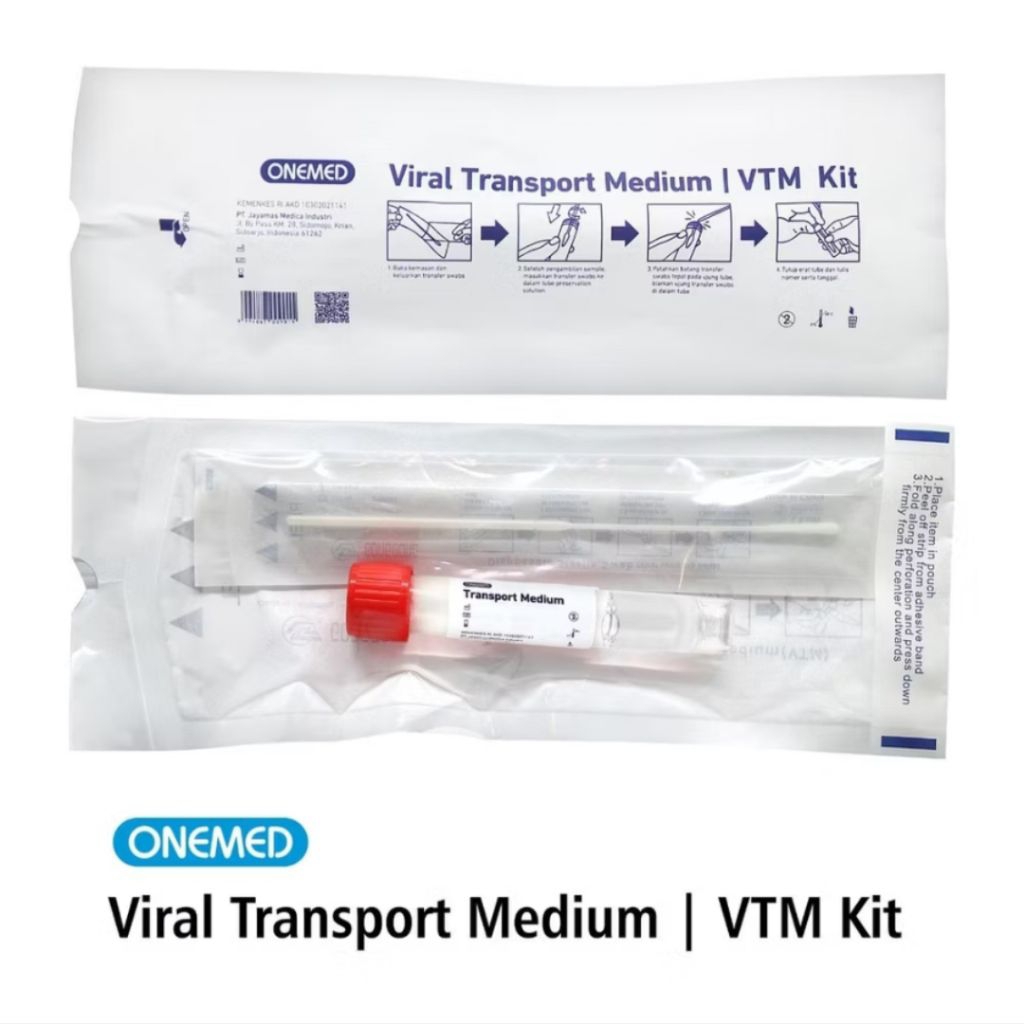 Viral Transport Medium /VTM Medium KIT Isi 1 Kit OneMed OOF