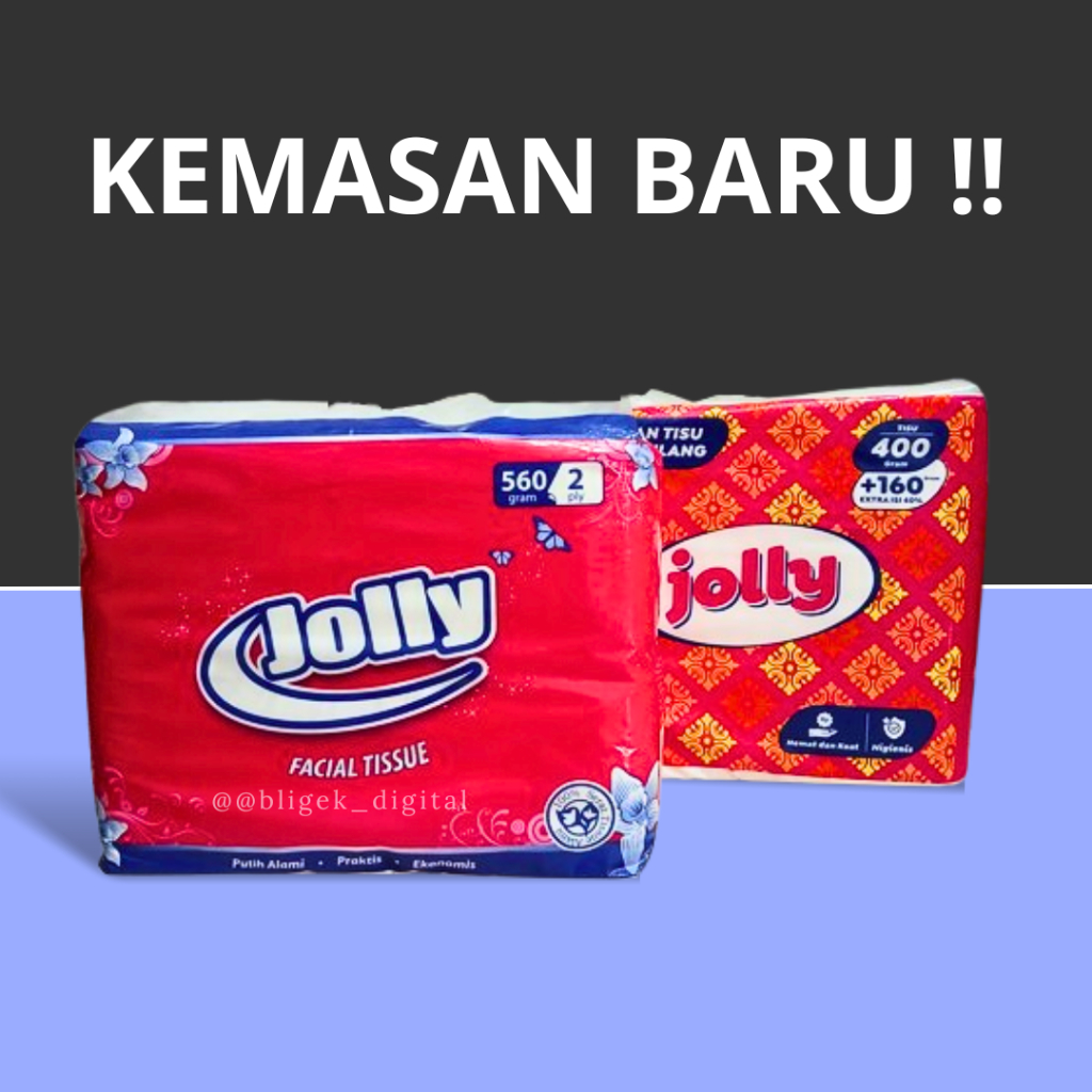 Tissue Facial / Tissue Wajah 560 sheet Merk Jolly