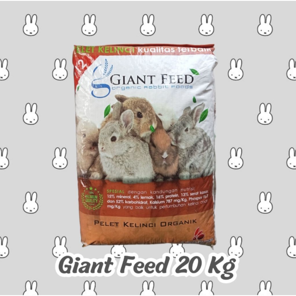 Giant Feed Rabbit 20 Kg - Pakan Kelinci