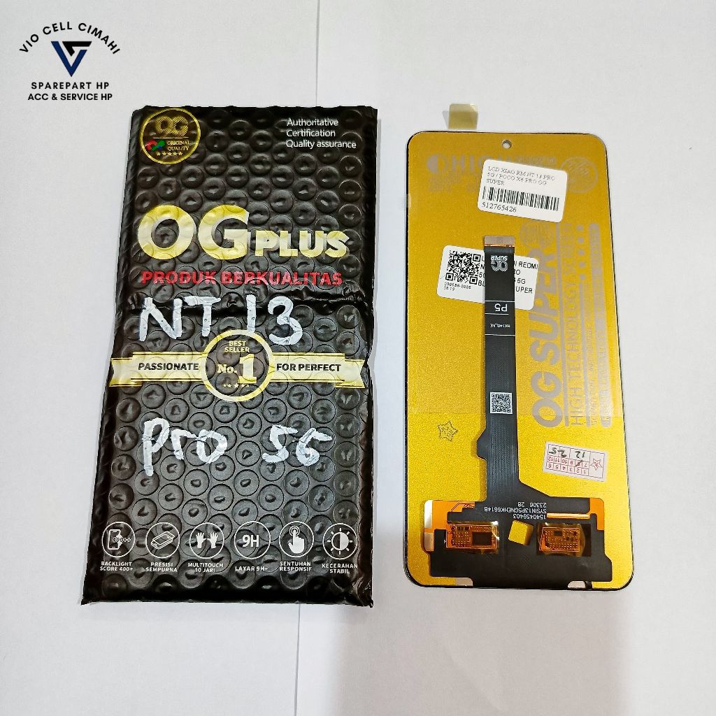 OG SUPER - LCD TOUCHSCREEN XIOMI NOTE 10S / NOTE 9 / NOTE 13 PRO 4G / NOTE 13 PRO 5G / REDMI A1 / NO