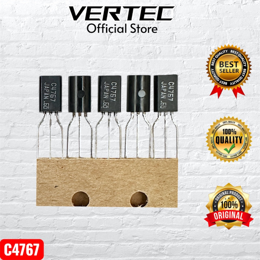 C4767 SC4767 2SC4767 4767 12V 0.8 WATT VHF TR108 Transistor Driver pengganti C2053 SC2053 2053